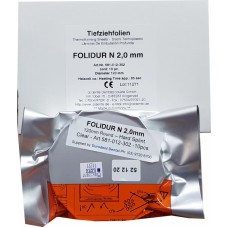 Aldente Folidur N Hard Splint / Aligner Material - 2.0mm (.080”) - 120mm Round – Clear - Pack 10 (581-012-302)
